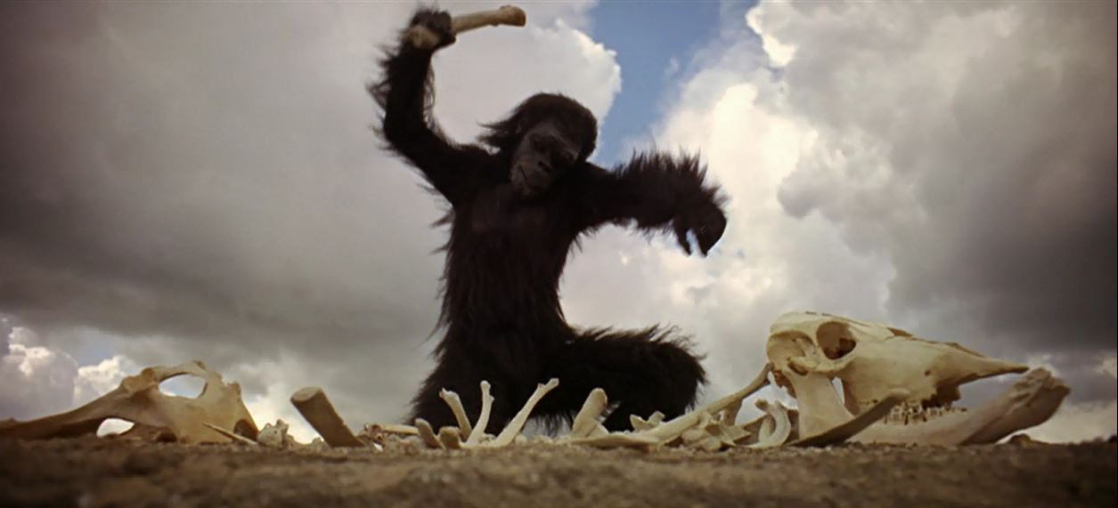 Ape-man-with-bone-from-Stanley-Kubricks-2001-A-Space-Odyssey
